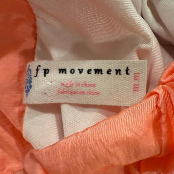 FP Movement Vibrant Orange Shorts with High Waist and Thick Waistband - Picture 7 of 9